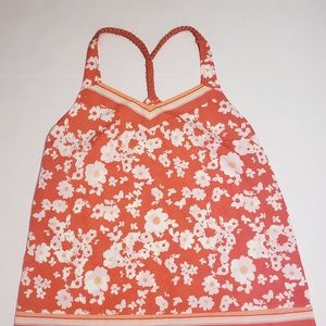 LC floral tank top size medium